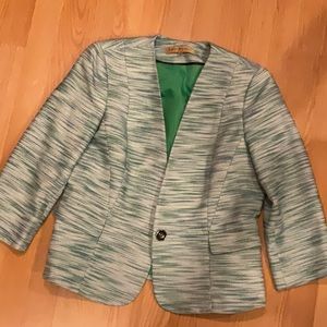 Nipon Boutique one-button jacket, Size 12